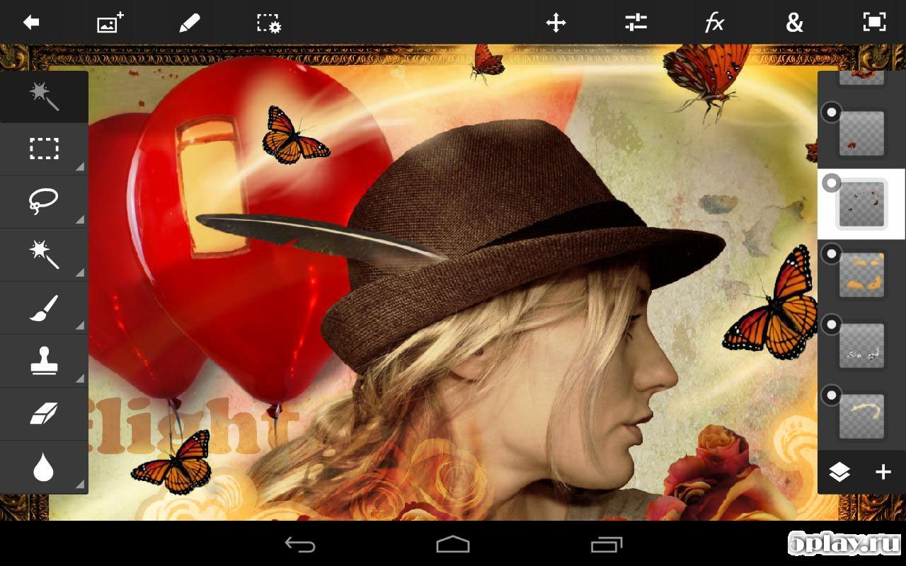 免费下载Adobe Photoshop Touch 9.9.9 Android-魔盒网