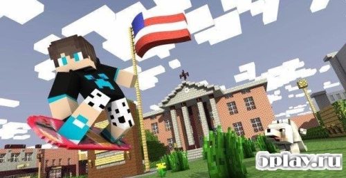 免费下载Minecraft PE 1.0 APK的学校地图-魔盒网